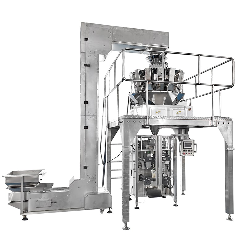 Automatic Frozen Food Auto Weighing And Packaging Equipment VFFS