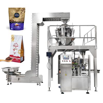 Coffee Bean Premade Pouch Fill And Seal Machine
