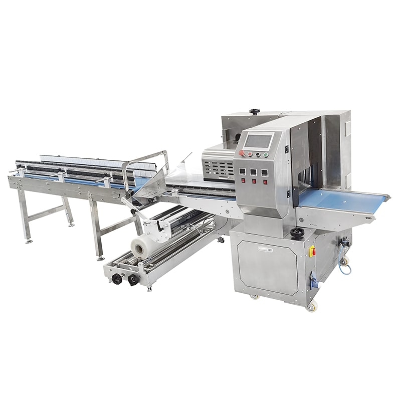 Vegetable Wrapping Machine With Tray Or Without