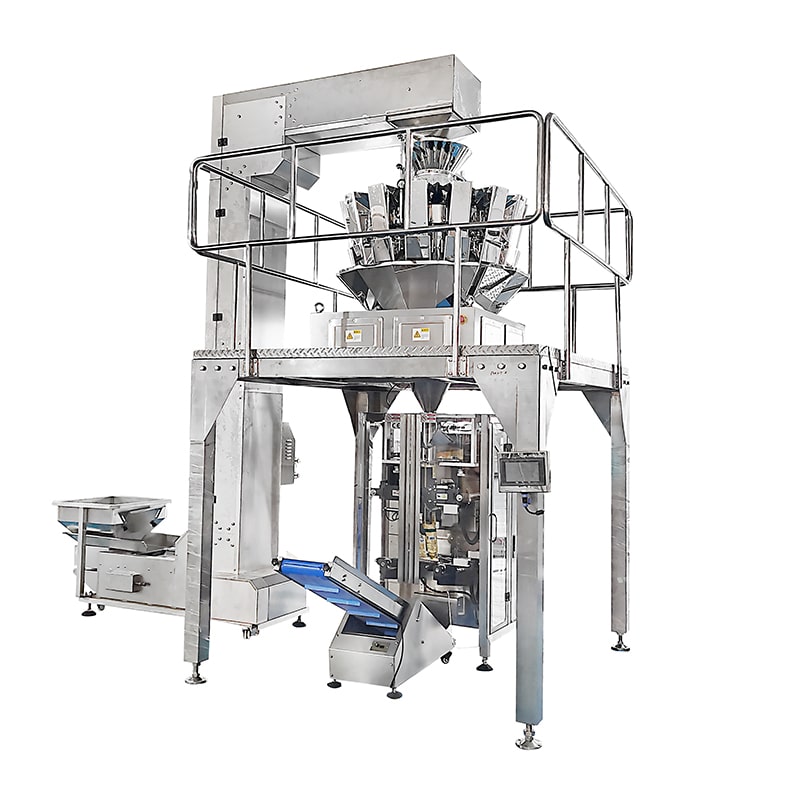 Snacks VFFS Form Fill Seal Weigh Packing Machine