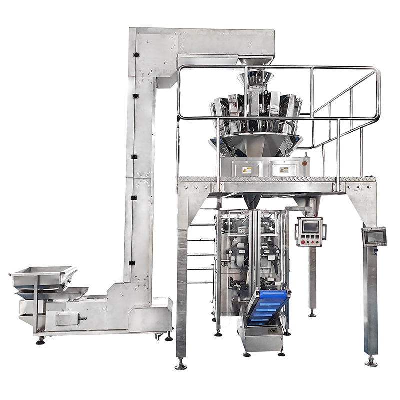 Snacks VFFS Form Fill Seal Weigh Packing Machine