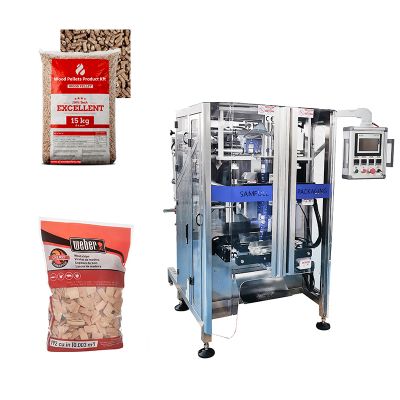 Automatic 20kg 15kg 10kg 5kg Wood Pellets Weighing Packing Machine ( VFFS Form Fill Seal )