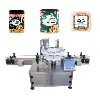 Almond Nuts Jar Can Filling Machine