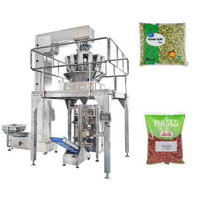 Bean Pulse Grains VFFS Weighing Packing Machine